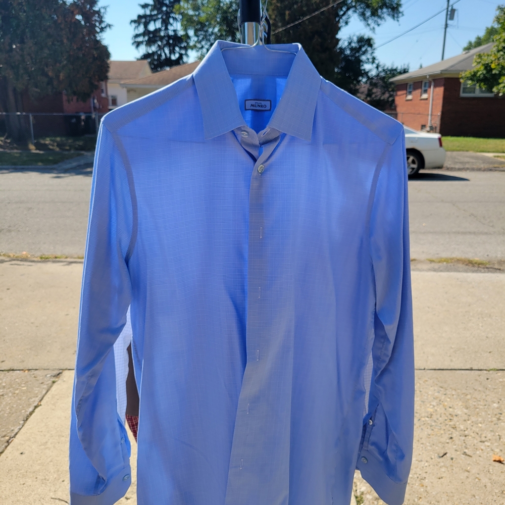Munro Sky Blue Dress Shirt